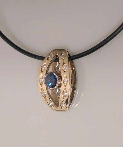 SAPPHIRE & DIAMOND SLIDE
